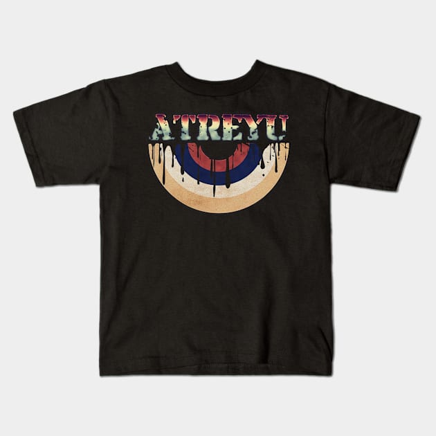 Melted Vinyl - Atreyu Kids T-Shirt by FUTURE SUSAN